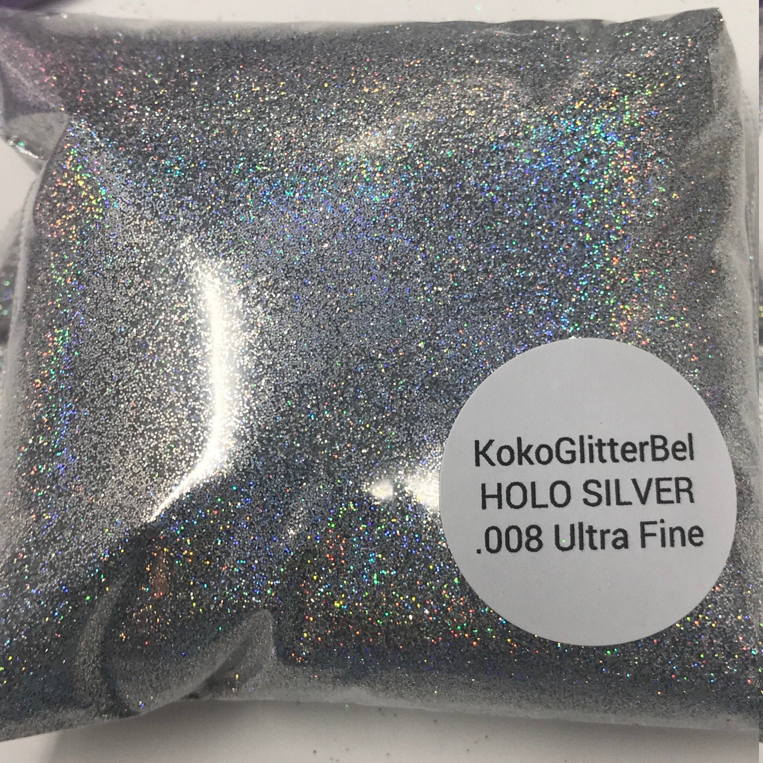 Holo Turquoise Cosmetic Grade Glitter, .008 Ultrafine, Glitter for li