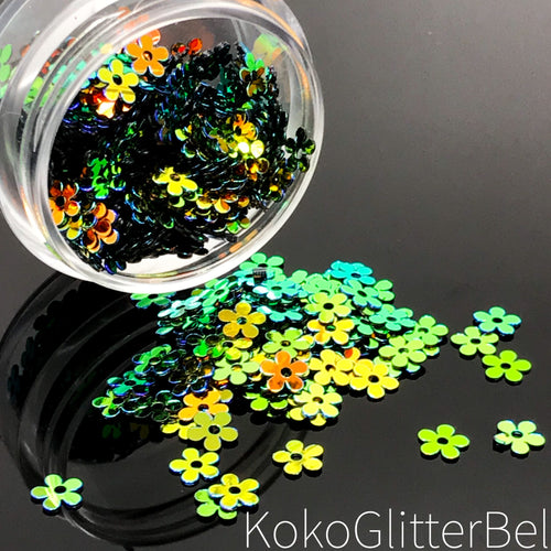 Iridescent Daisy - KokoGlitterBel 